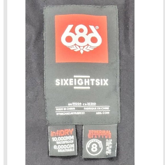 686 Vanzana Jacket Snowboarding Womens Large - Picture 4 of 9